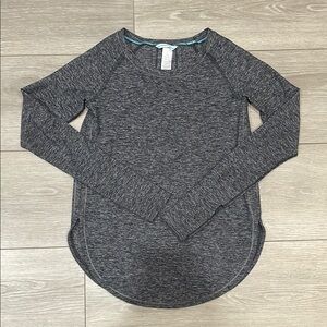 IVIVVA Heather Gray Long Sleeve girls top sz 8